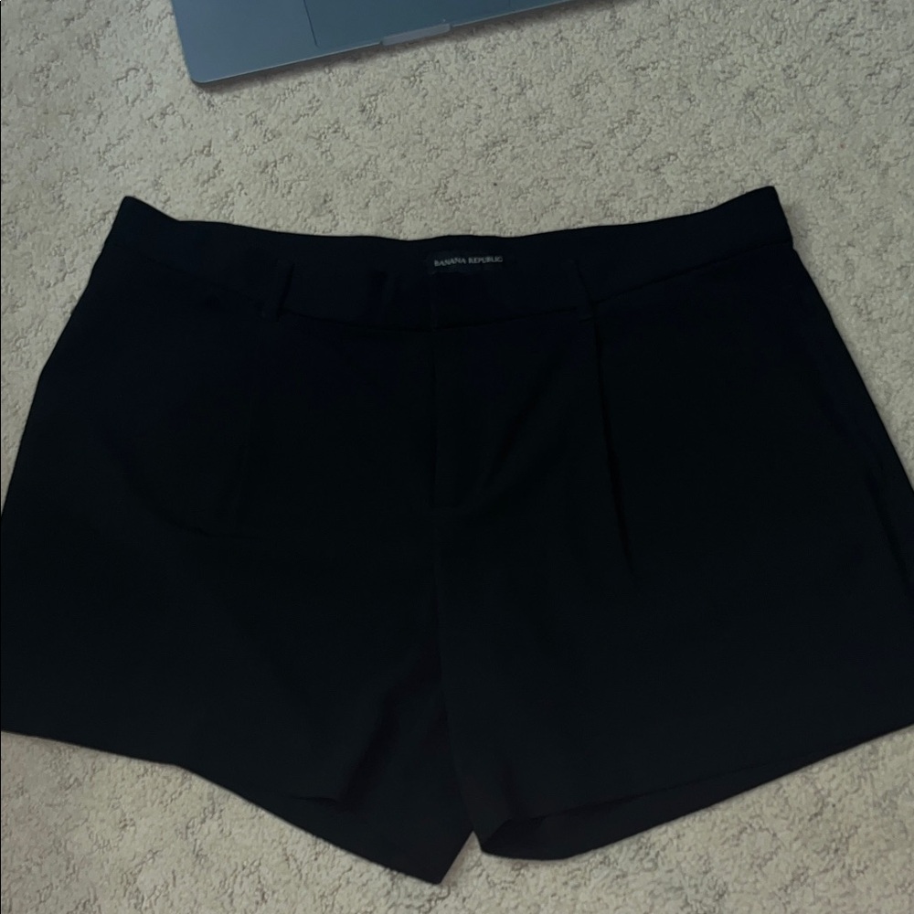Banana Republic Women's High Waist Black Shorts